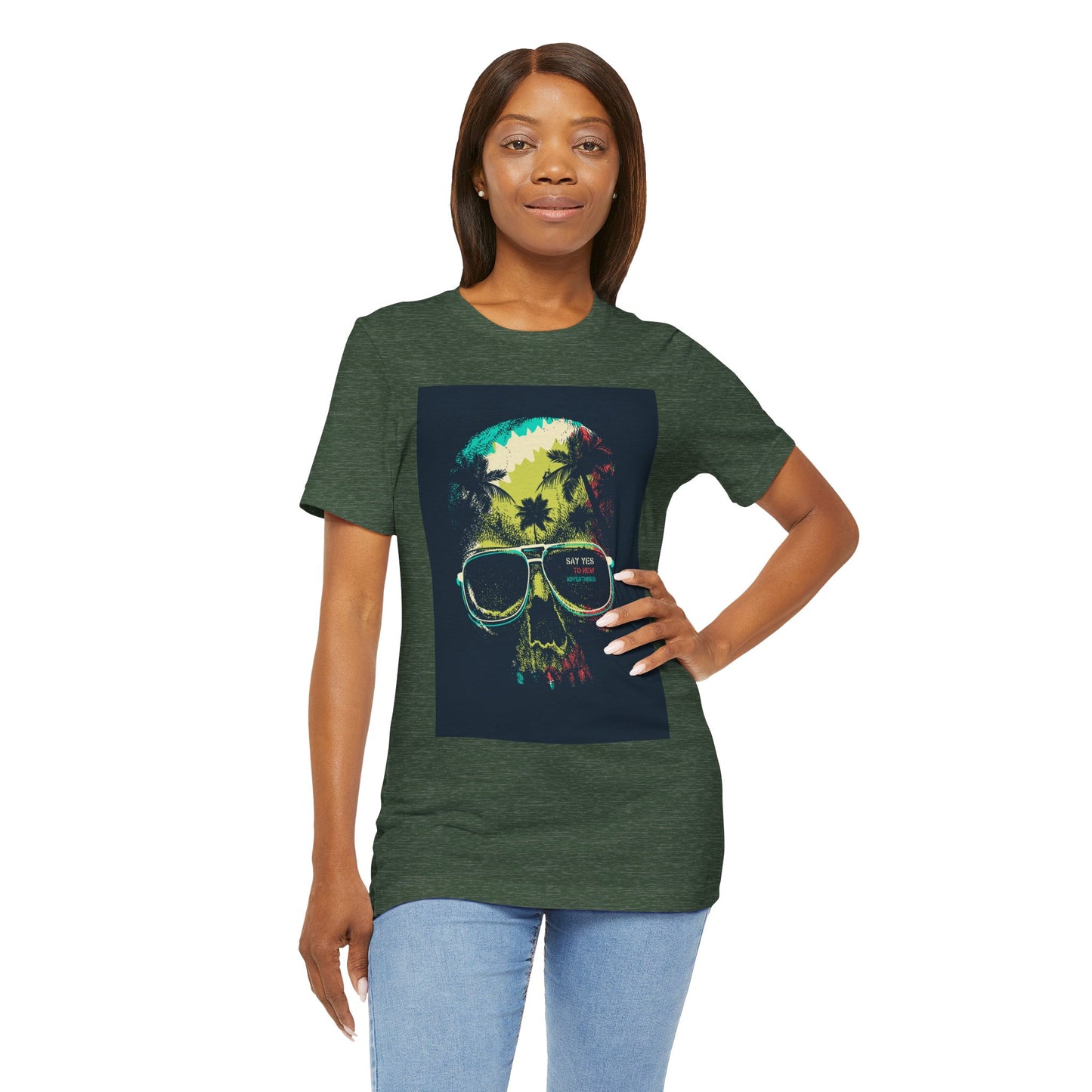 Velvet Skull Tee