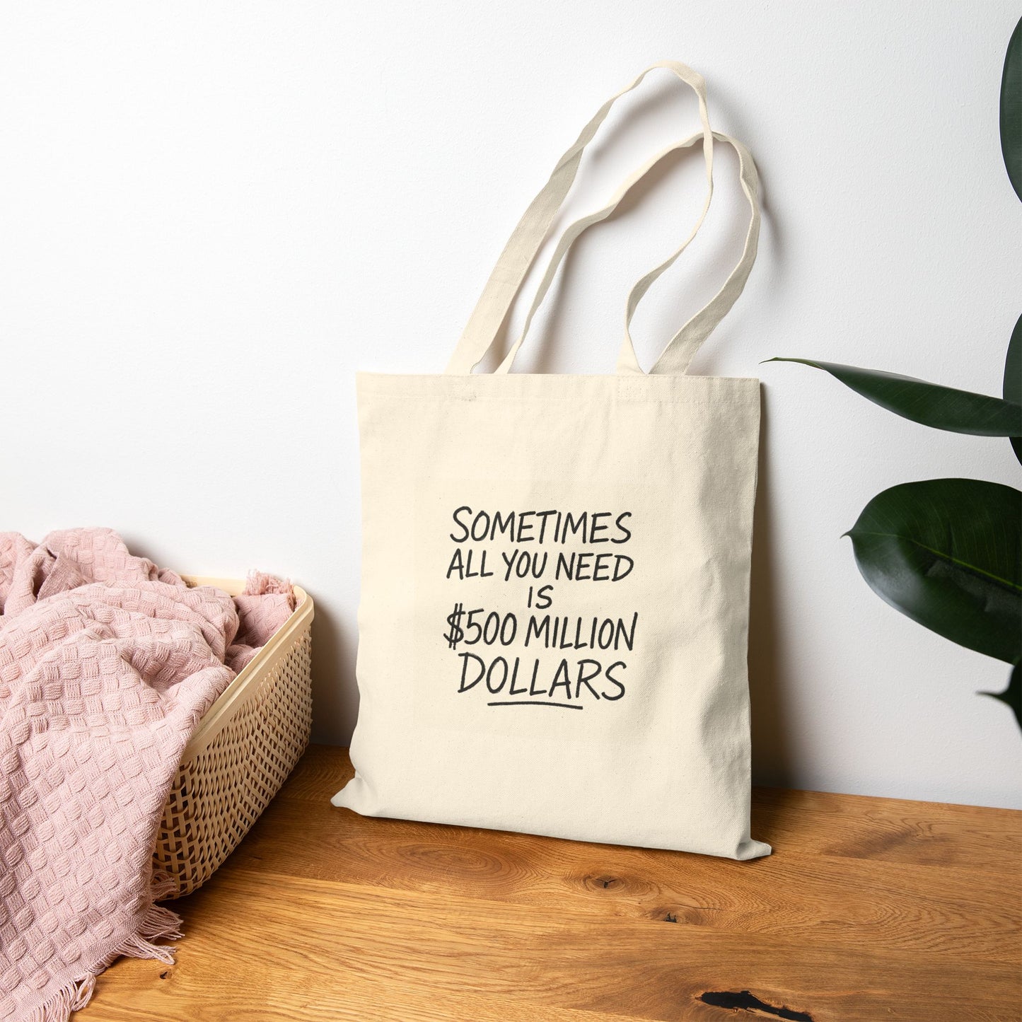 Random Thoughts Canvas Tote