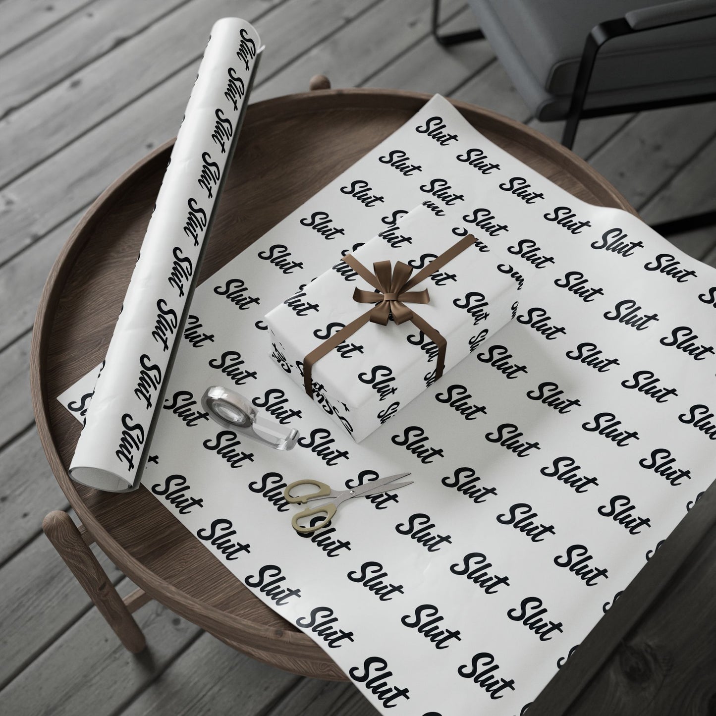 Open 24/7 Wrapping Paper