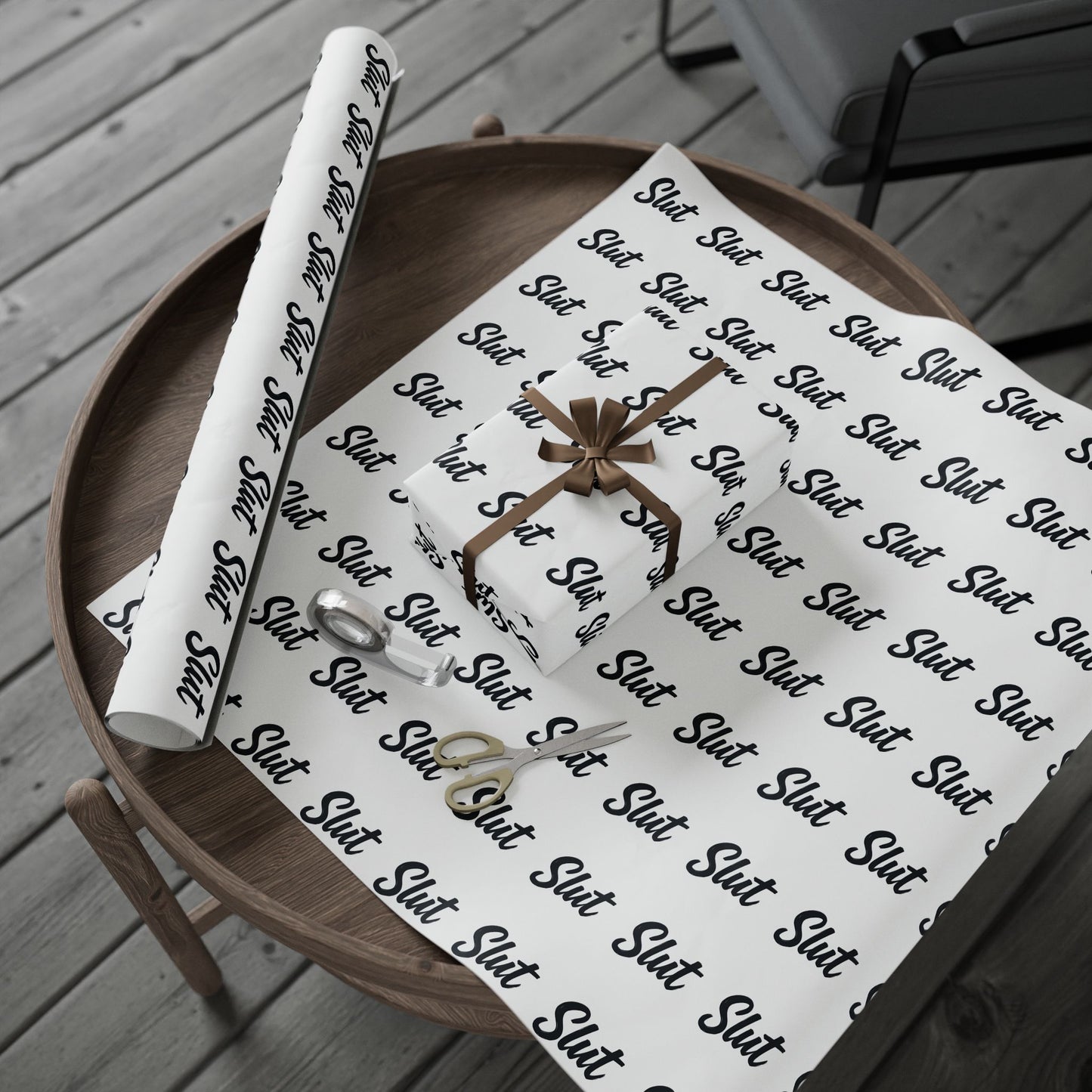Open 24/7 Wrapping Paper