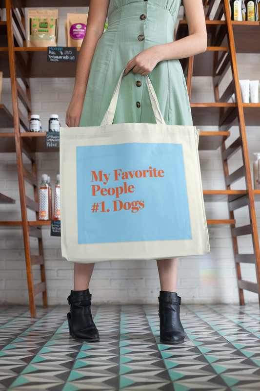 No Humans Allowed Canvas Grocery Tote