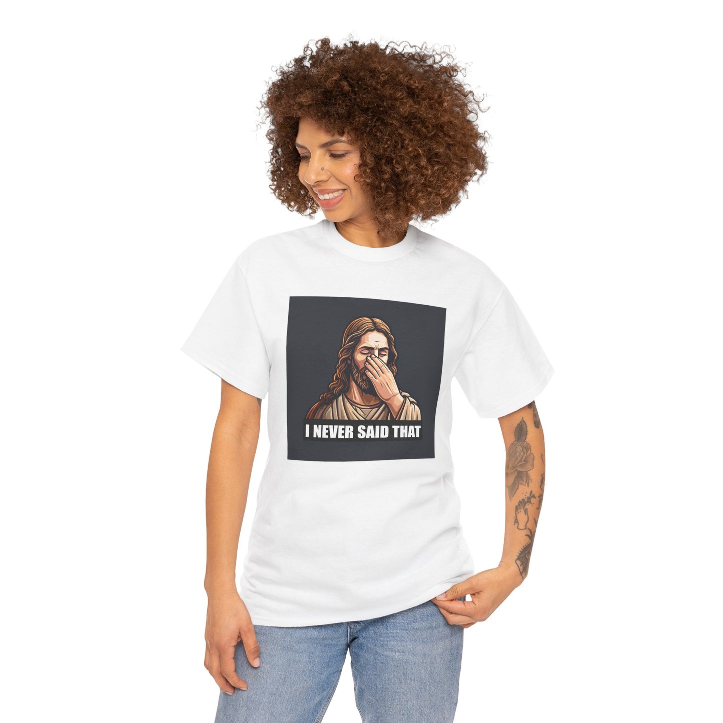 Heavy On The "No, I Didn't" Tee
