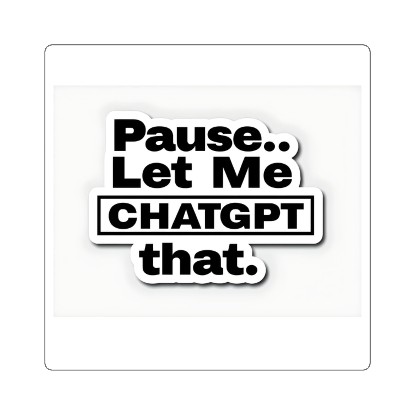 Chatty Bob Sticker
