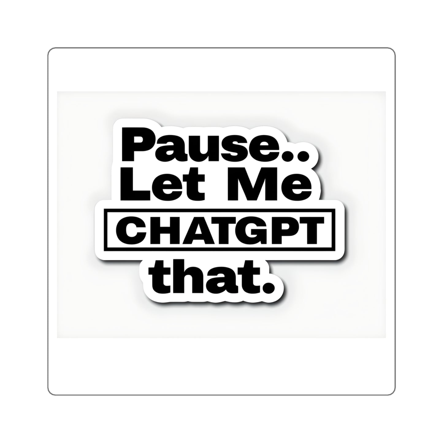 Chatty Bob Sticker