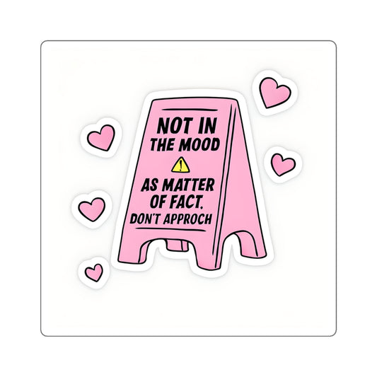 No Approach Sticker