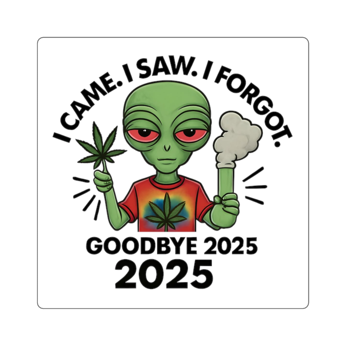 Mars Or Bust Sticker