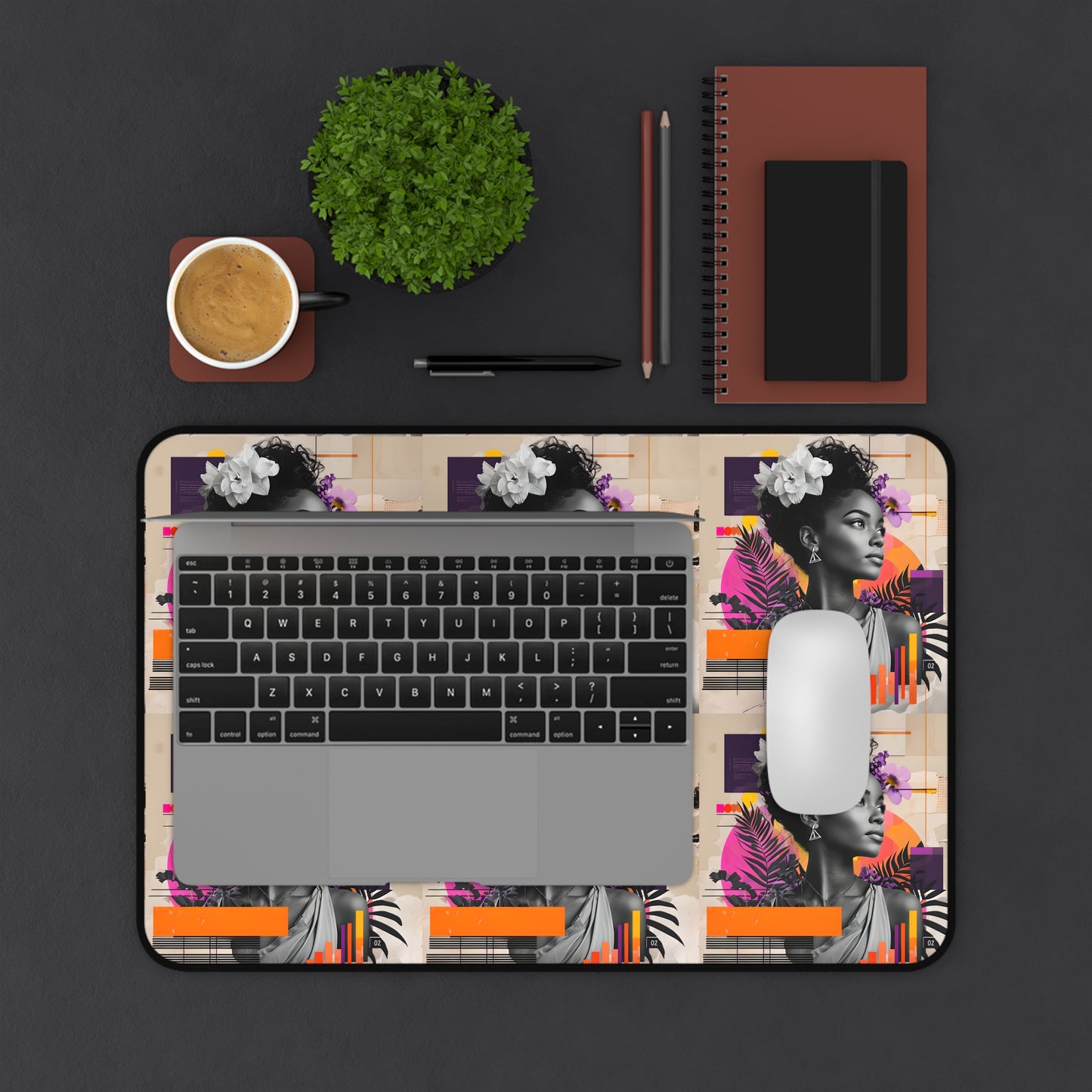 Jazz Date Desk Mat