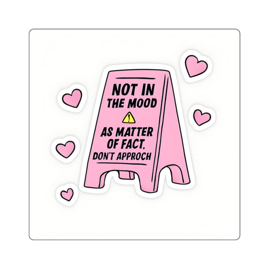 No Approach Sticker