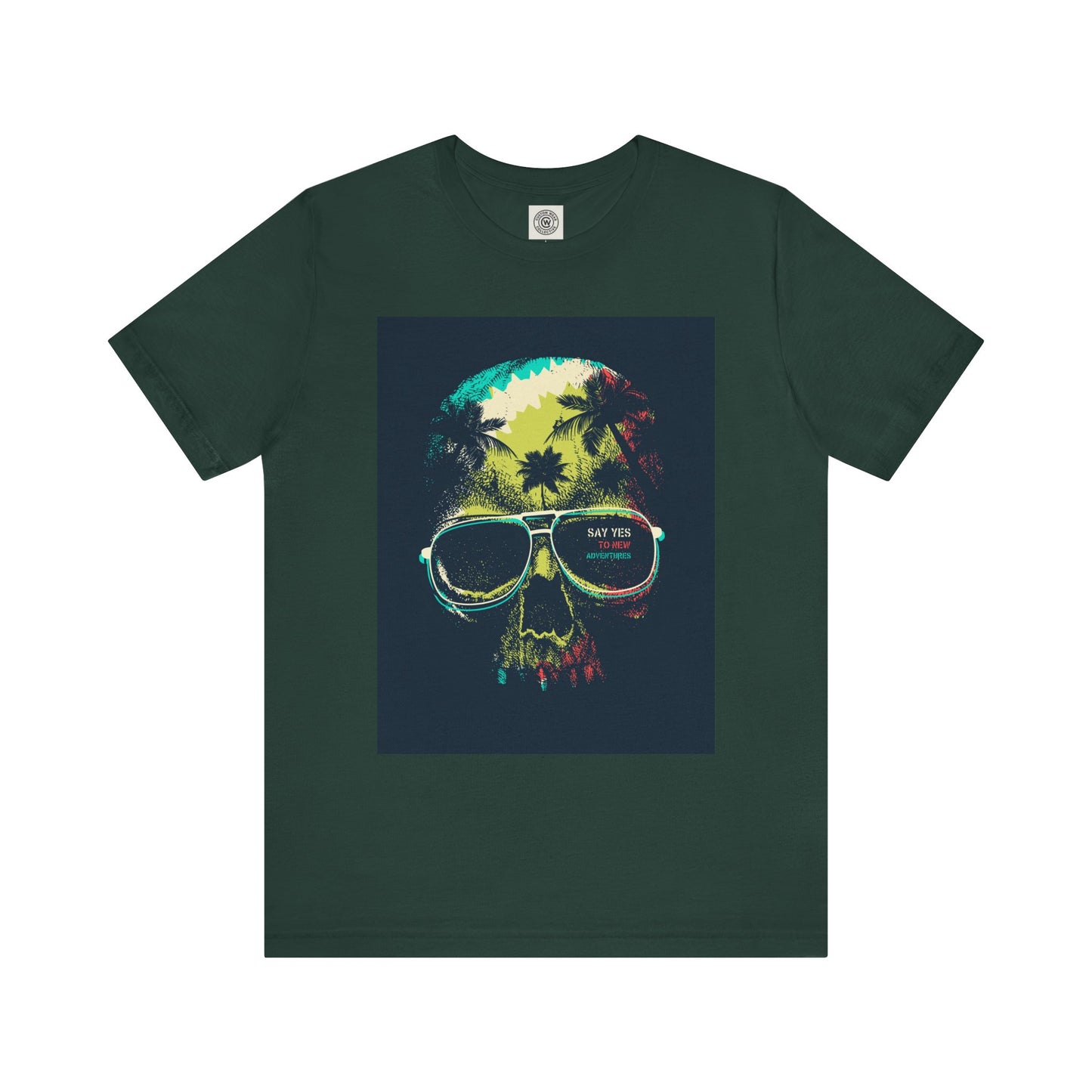 Velvet Skull Tee