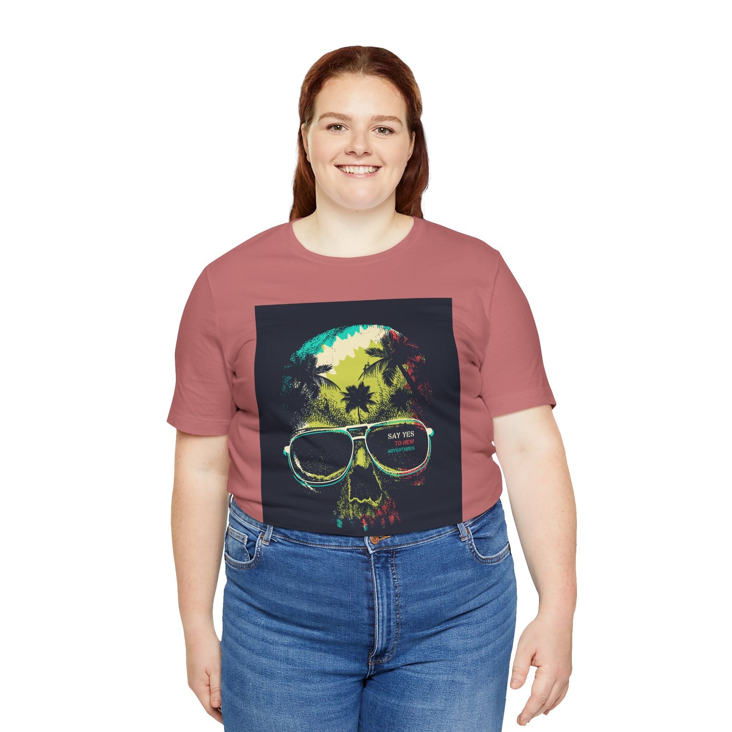 Velvet Skull Tee