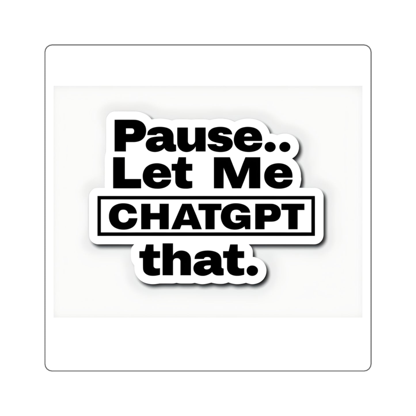 Chatty Bob Sticker